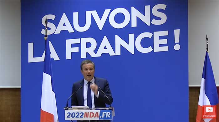 Discours de Nicolas Dupont-Aignan - Conseil National de Debout la France (27 novembre 2021)